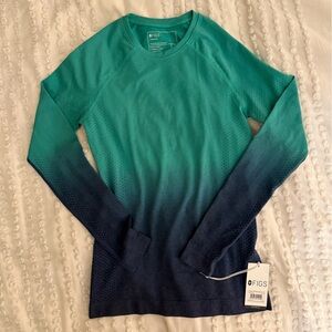 Figs Teal and Navy underscrub